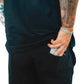 Black athletic shorts with a side pocket from Men’s Shorts Response collection