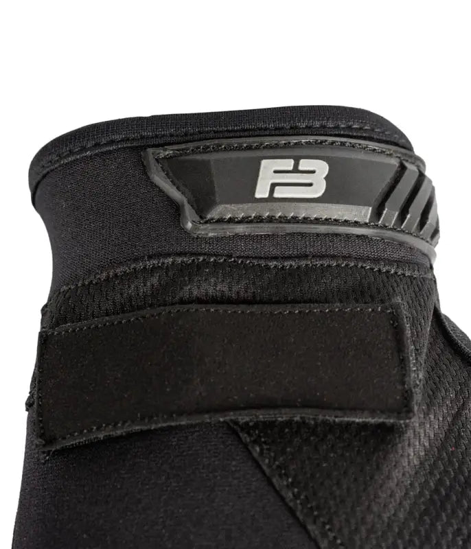 Black Exxtremity Patrol Gloves 2.0 with P3 logo and velcro strap for hands-free use