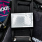 Black BMD Slap Strap with reflective patch and Solas Tape for first responders