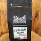 Italian Blend dark roast coffee bag with resealable top for first responders and coffee lovers
