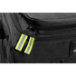 Black bag with neon yellow reflective zipper pulls for Scherber Ultimate First Responder Trauma Kit