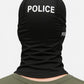 Police balaclava with POLICE text for first responders and police protection gear