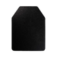 Black curved rectangular ProtectPlate Air® - 10’’x12’’ Ultra-Lightweight NIJ Level III Armor Plate