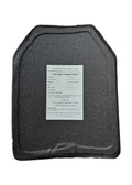 Black ballistic plate with body armor label in large size for BIG BOY Crusader 2.0 XL armor