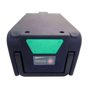Black line2design replacement battery pack with green indicator for Motorized Power Stair Chair
