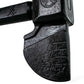 Black battle axe head with textured surface for heavy irons by TSR FIRE MAUL® for firefighters