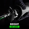 Black bicycle handlebar grip with LED light for FLEX FX2271-Z Reciprocating Saw