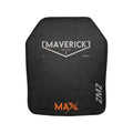 Black body armor plate made of silicone carbide ceramic for enhanced protection