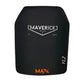 Black silicone carbide ceramic body armor plate YM2 YL2 Hybrid Level RF2 III+ MAX