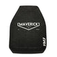 Black body armor plate displayed in YM3 NIJ Certified Level III Body Armor Plate for protection