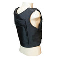 Black Concealable Armor Vest Level IIIA for First Responders and Firefighters