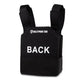 Black ProtectVest L3 10’’x12’’ Level III Bulletproof Vest with BACK text design