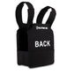 Black ProtectVest L3 Mini Level III bulletproof vest with BACK text for children