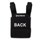 Black ProtectVest® - Fast bulletproof vest with BACK text and adjustable straps, NIJ Level IIIA