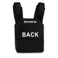 Black ProtectVest L3 Mini with BACK text, shoulder straps, 8’’x10’’ Level III Bulletproof Vest