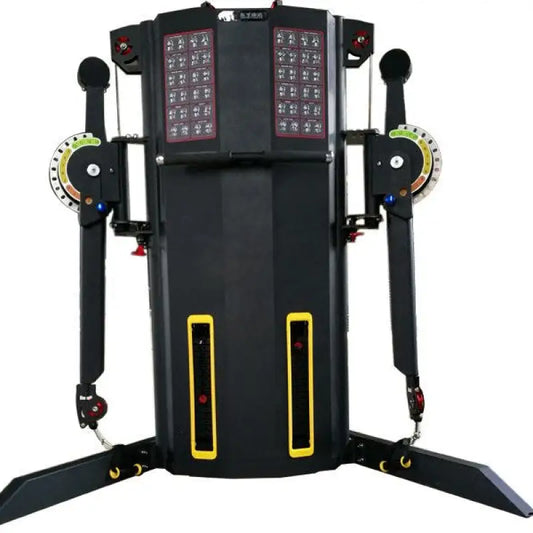 Black cable crossover machine for SFE Commercial Dual Cable Crossover Fitness Equipment