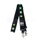 Black Identifire Radio Strap with green level bubbles for reduced visibility conditions