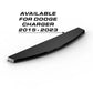 Black car spoiler on Feniex Quantum 2.0 interior rear light bar with rear light bar features