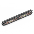Black-cased LED light bar with wide surface mount for Feniex Q Series Flat Wide Surface Mount