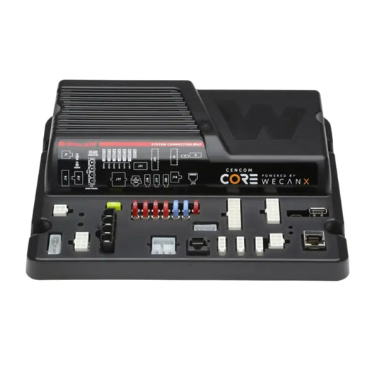 Black Cencom Core Wecanx control module for Whelen CenCom Core and Whelen CenCom systems