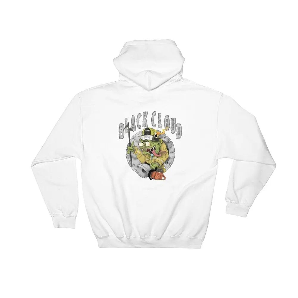 Black Cloud Monster - Hoodie (logo on back) - Chief Miller Apparel