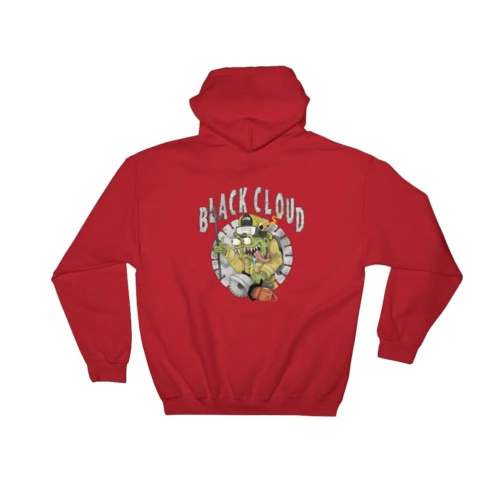 Black Cloud Monster - Hoodie (logo on back) - Chief Miller Apparel