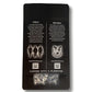 Black coffee bag for Coffee 12oz K9 featuring K9s United logo and QR codes