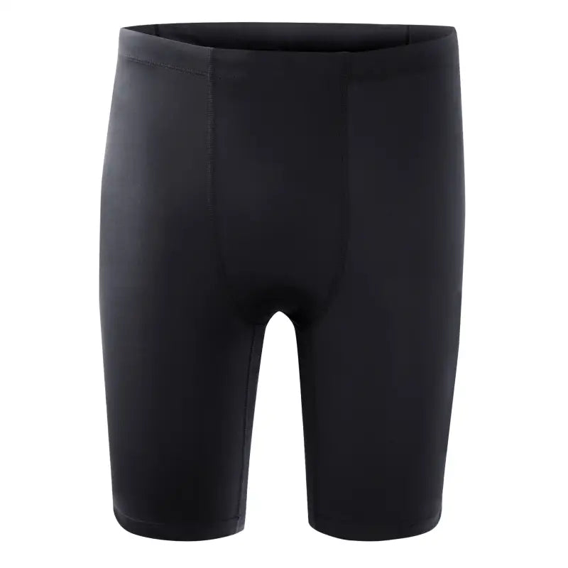 Black MudGear Men’s Elite-Fit Compression Shorts with form-fitting design for athletes