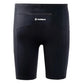 Black MudGear Men’s Elite-Fit Compression Shorts with zippered pocket for a secure fit