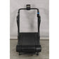 Black curved treadmill designed for first responders, firefighters, and police training