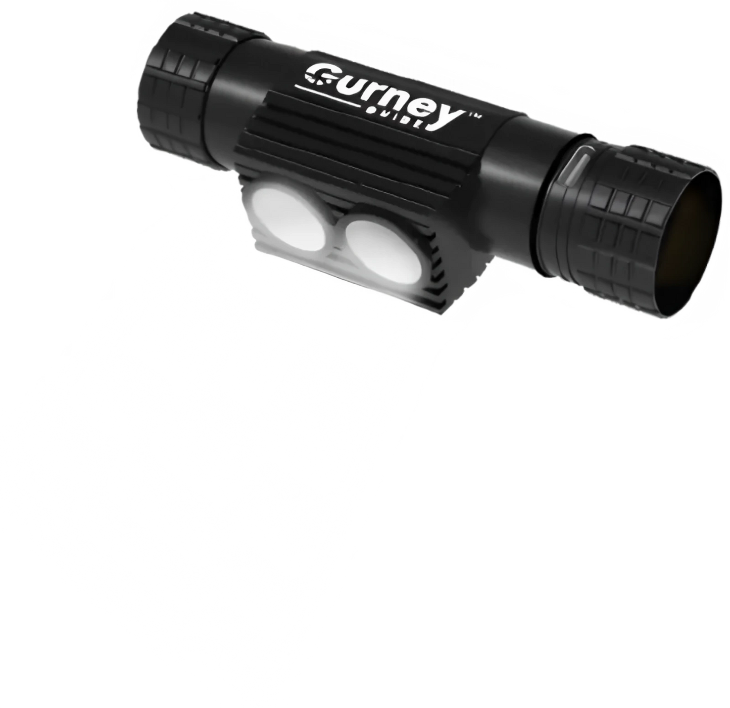 Black cylindrical flashlight with Gumey branding for Manual Cot Lighting – Gurney Guide