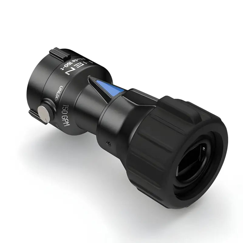 Black cylindrical optical scope for Blade-20GPM 100PSI Nozzle with adjustment markings