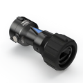 Black cylindrical thermal imaging scope with blue accent for Blade-160GPM 50PSI Nozzle