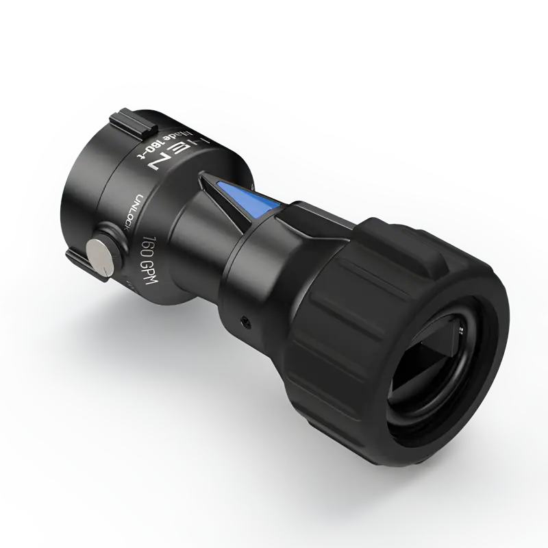 Black cylindrical thermal imaging scope with blue accent for Blade-160GPM 50PSI Nozzle