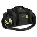 Black duffle bag with neon yellow accents for Scherber Intermediate Responder Trauma Kit