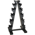 Black SFE A-Frame Dumbbell Rack for efficient weight storage and organization