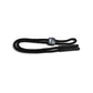 Black Frontline Cord with plastic end pieces for first responders and firefighters
