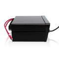 Black electronic light controller with red wires for Whelen 295SLSA6 siren and firefighter use