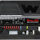 Black emergency vehicle control system featuring Whelen HHS4200 siren and hand-held controller