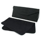 Black folding eyeglass case and cleaning cloth for Solect Navigator Polarized Sunglasses