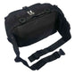 Black fanny pack EMT with adjustable waist strap for paramedics and medical professionals