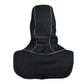 Black fire-resistant balaclava from HALO 360 NOMEX BLEND BLACK EMB FLAG PARTICULATE HOOD