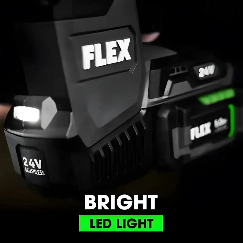 Black FLEX 24V cordless power tool battery with LED for FLEX FX1551A-Z 1’’ SDS Rotary Hammer