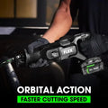 Black FLEX FX2271-Z Reciprocating Saw with orbital action and keyless blade eject