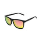 Black-framed NADO Sunset sunglasses with rainbow-tinted lenses for first responders