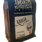 Black and gold Kahlua and Creme Flavored Coffee bag showcasing creme flavored coffee