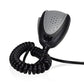 Black and gray coiled microphone for Whelen 295SSA1 Dual Siren Control Center
