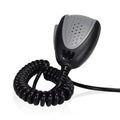 Black and gray coiled microphone for Whelen 295SSA1 Dual Siren Control Center