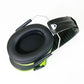 Black and green 27dB NRR Noise Cancelling Hearing Protection Earmuffs for ultimate sound reduction