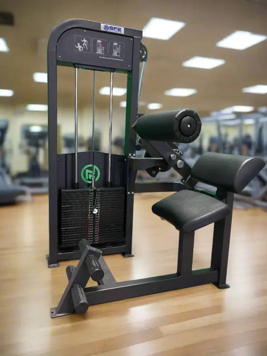 Black and green gym machine for firefighters, police, and first responders workout